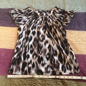 STYLE & CO LEOPARD PRINT TOP
